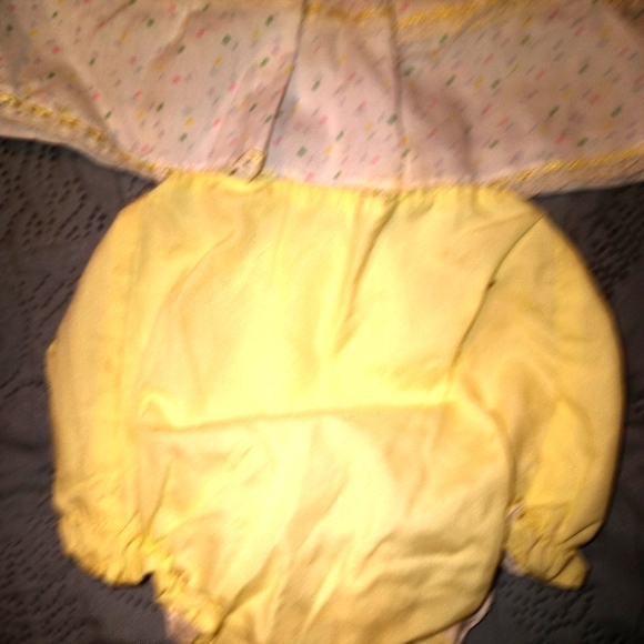 Vintage 1980s Catton Candy baby dress 0to6 month - Picture 6 of 9